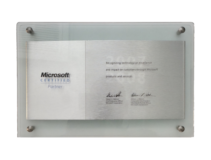 2007 - Microsoft Certified Partner