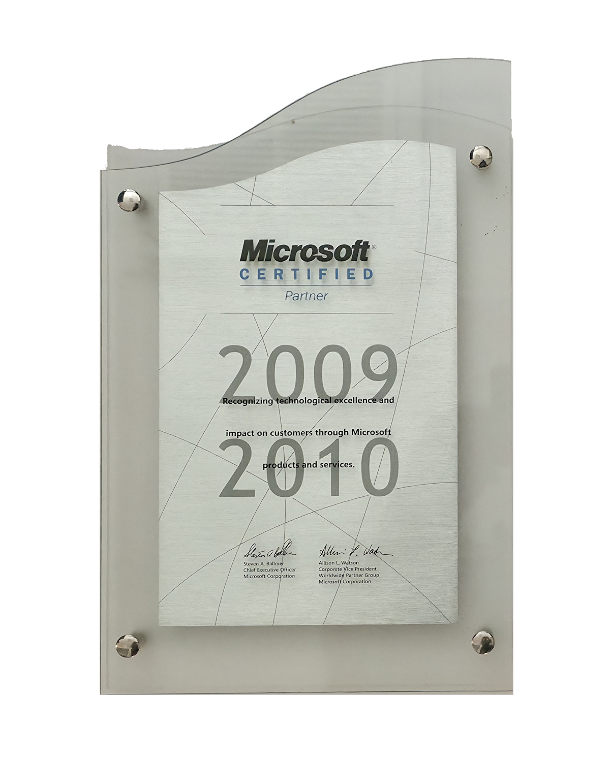 2009 - Microsoft Certified Partner