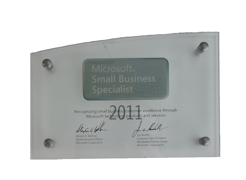 2011 - Microsoft Small Business Specialist