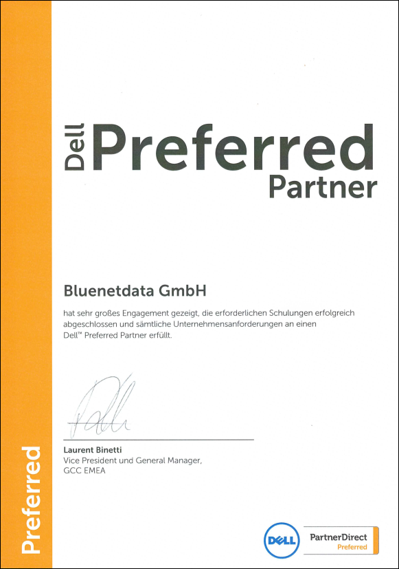 2014 - Dell Preferred Partner