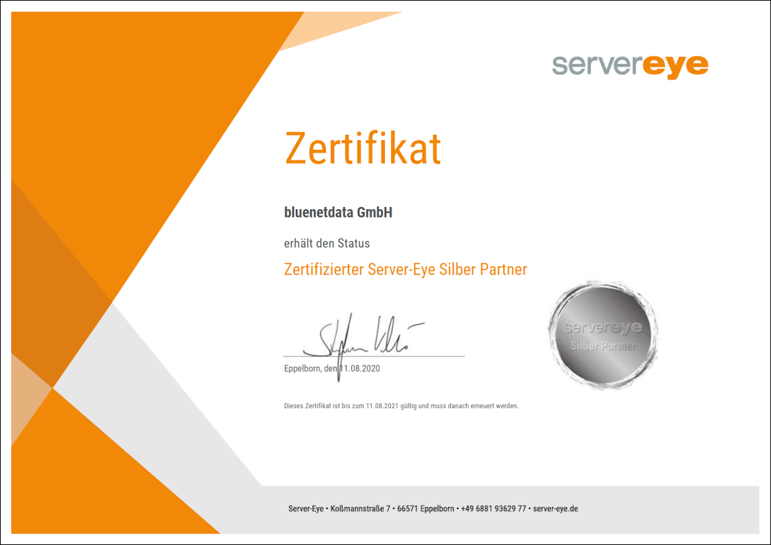 2020 - servereye Silber Partner