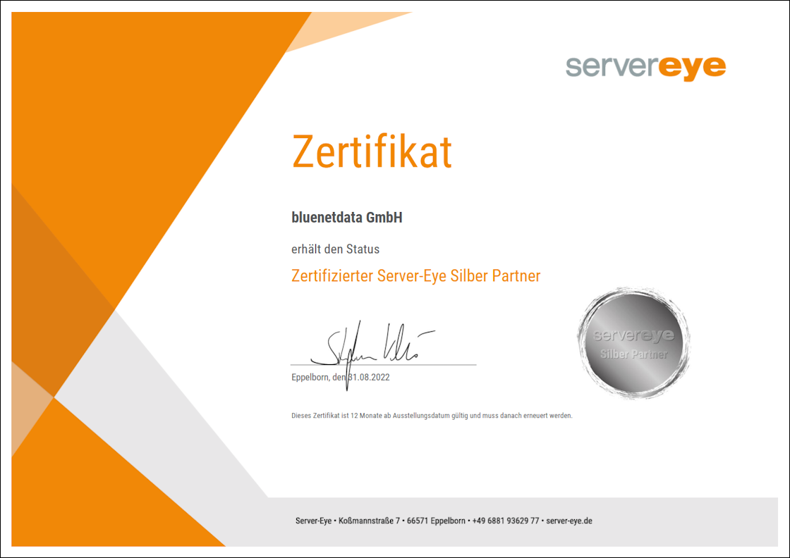 2022 - servereye Silber Partner