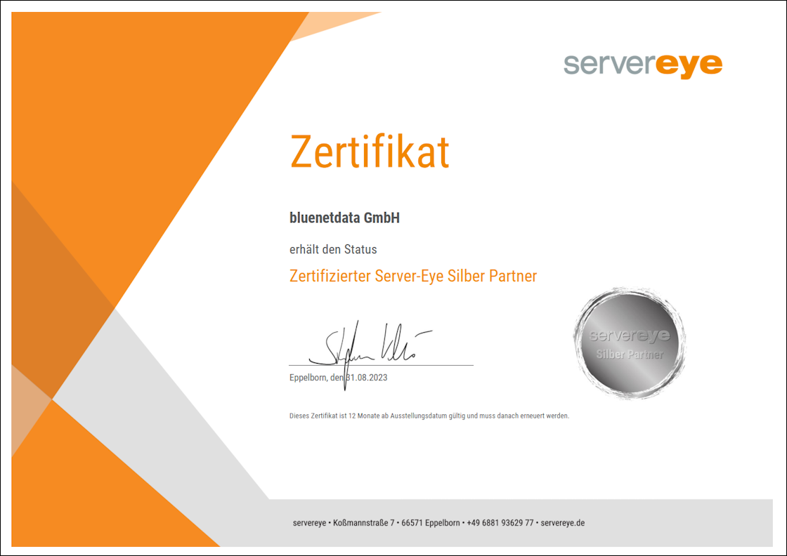 2023 - servereye Silber Partner